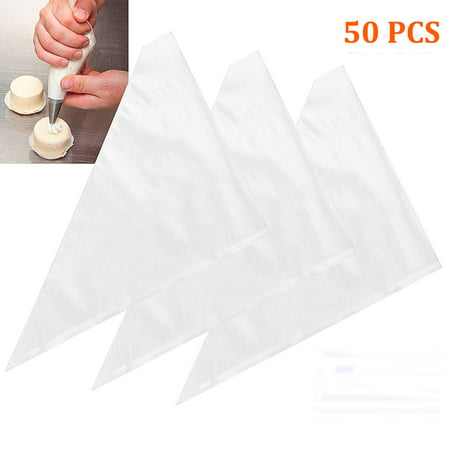 100pcs Plastic Disposable Pastry Bag Icing Piping Cake Cupcake Decorating Bags